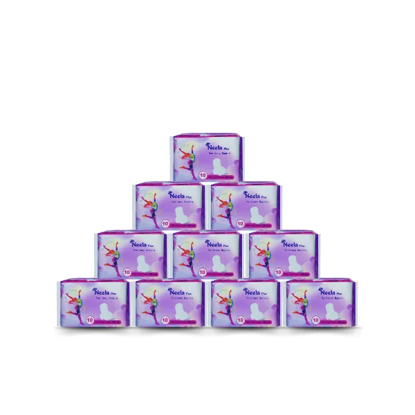 Neela Plus Sanitary Napkin - 10 Pack Combo